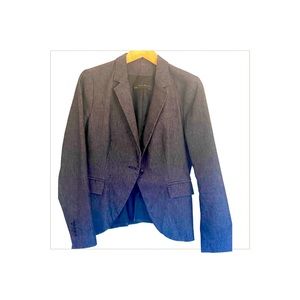 Zara Basics dark denim blazer Size L